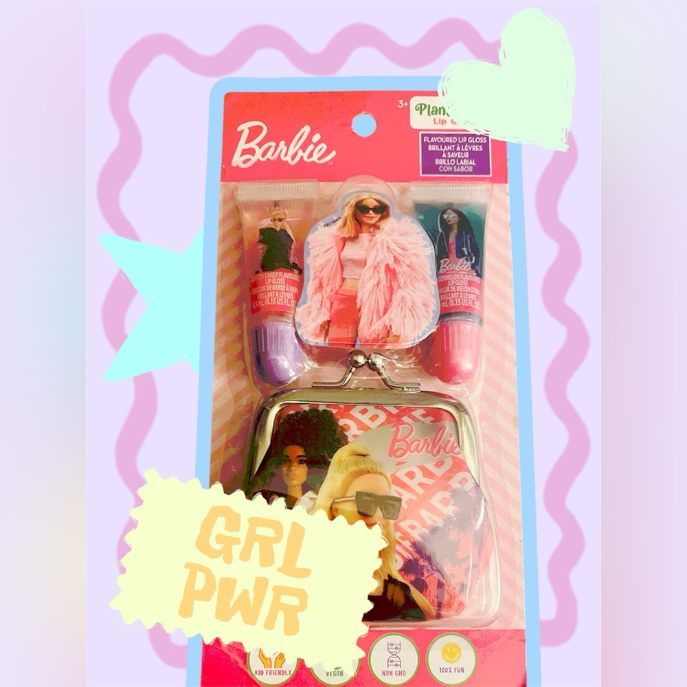 Barbie Lip Gloss and Coin Purse Set
